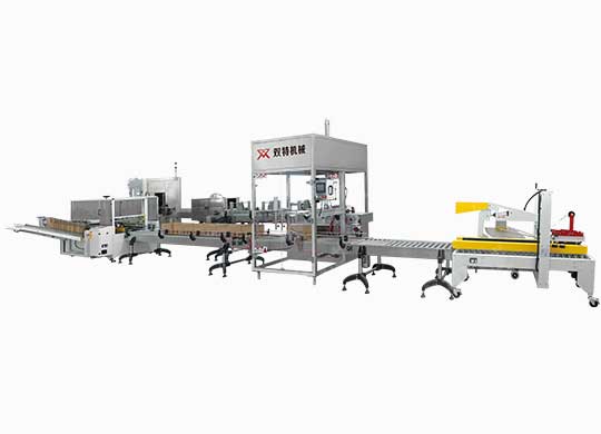 ST-ZX-500型全自動(dòng)開(kāi)箱、裝箱、封箱機(jī)組